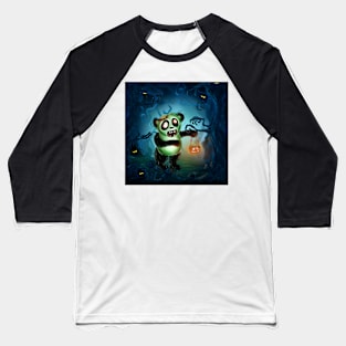 Zombie Panda Halloween Baseball T-Shirt